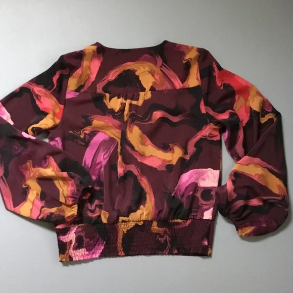 Nine West Abstract Blouse Top - Picture 2 of 5
